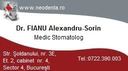 Neodenta - Dr. Fianu Alexandru-Sorin, cabinet stomatologie